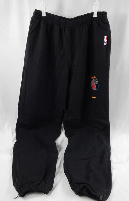 2000-01 Detroit Pistons # Team Issued Black Travel Pants 3XL+4 285