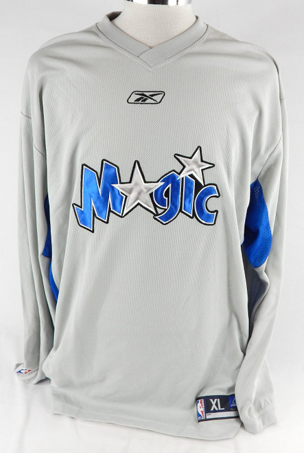 2002-06 Orlando Magic Game Issued Grey Shooting Shirt XL 111