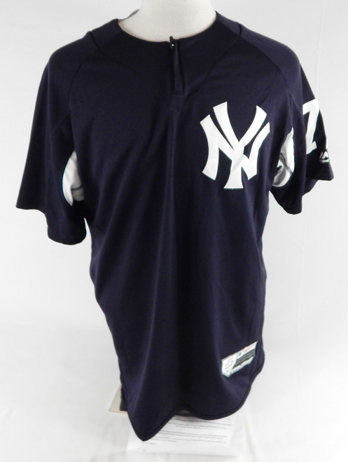 2018 New York Yankees Kyler Holder #72 Game Issued Pos Used Navy Jersey BP Top 2