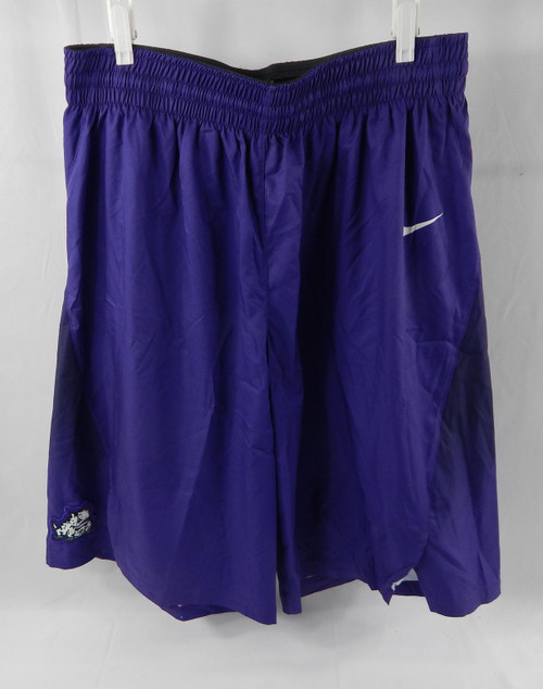 2015-16 Texas Christian TCU Horned Frogs Game Issued Purple Shorts XXLT 527
