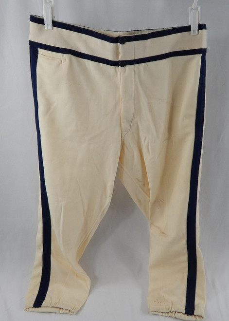 1987 Houston Astros Les Moss Game Used Cream Pants 41-40-23 588