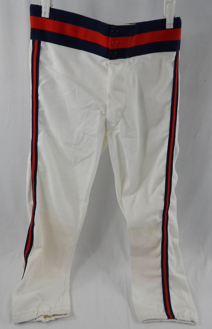 1987 California Angels Game Used White Pants 36 590
