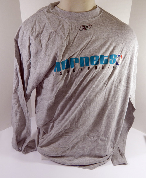 2000s Charlotte Hornets Team Issued Grey Longsleeve Shirt XL DP61970