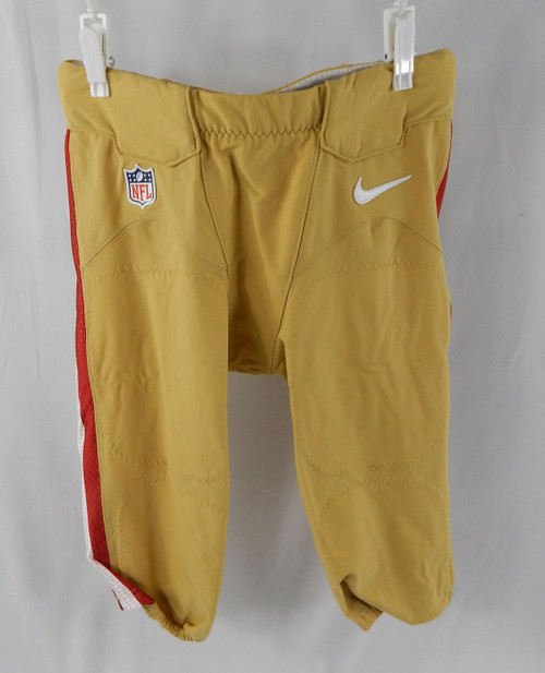San Francisco 49ers Game Issued Gold Pants 32 609