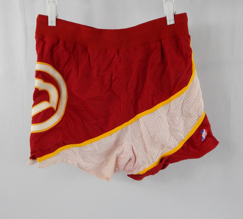 1987-88 Atlanta Hawks  Game Used Red Shorts Pacman 34 215