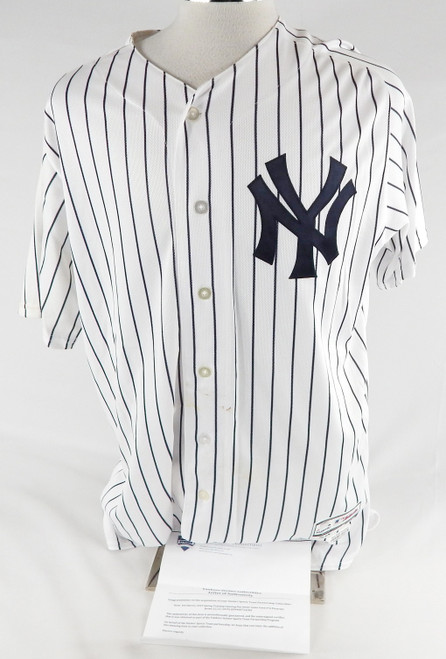 2017 New York Yankees Joe Harvey #74 Game Used White Jersey ST Opening Day 5