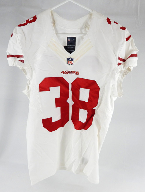 2013 San Francisco 49ers Marcus Lattimore #38 Game Issued White Jersey 42 303