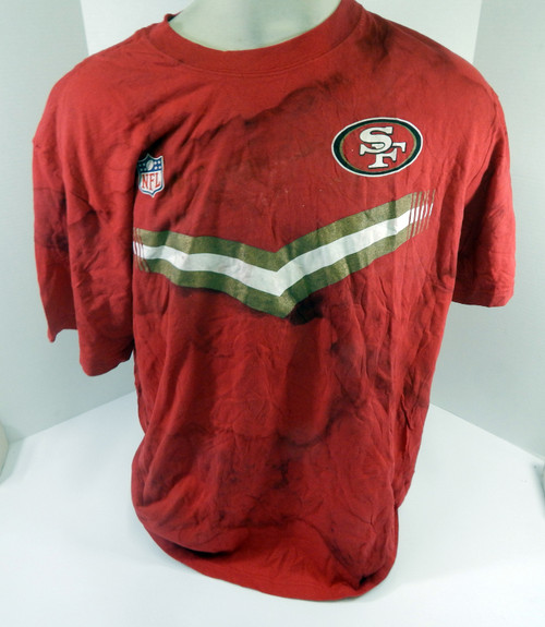 San Francisco 49ers Team Issued Red Shirt 3XL DP61937