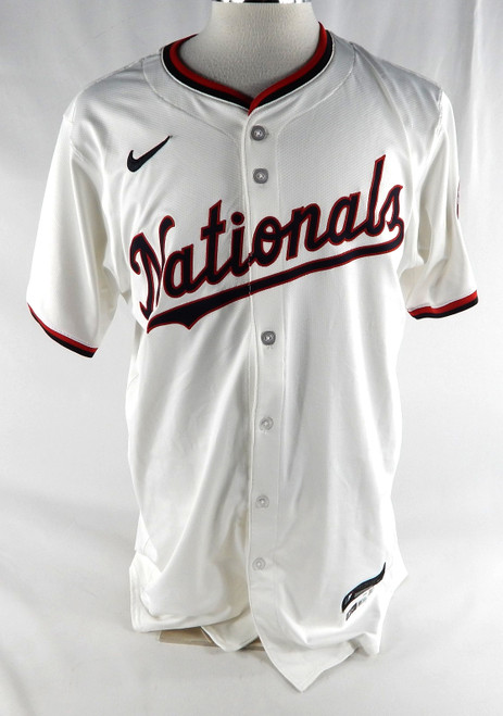 2024 Washington Nationals Jesse Winker #6 Game Issued White Jersey 44 DP91031