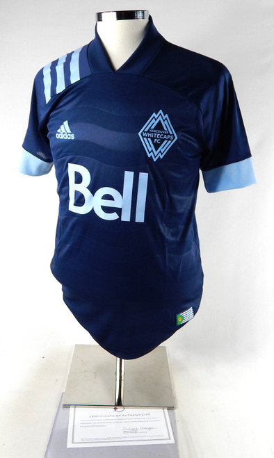 2020 Vancouver Whitecaps FC Derek Cornelius #13 Game Used Blue Jersey MLS Soccer