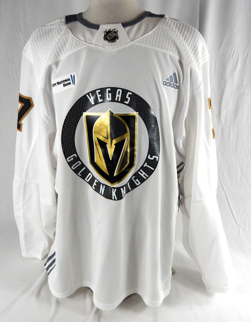 2018 Vegas Golden Knights #17 Game Issued White Practice Jersey Camp NP R 54 491