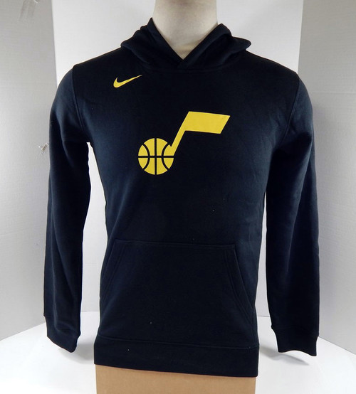 2024-25 Youth Utah Jazz Authentic Black Hoodie Sweatshirt Nike NWT XL 66S