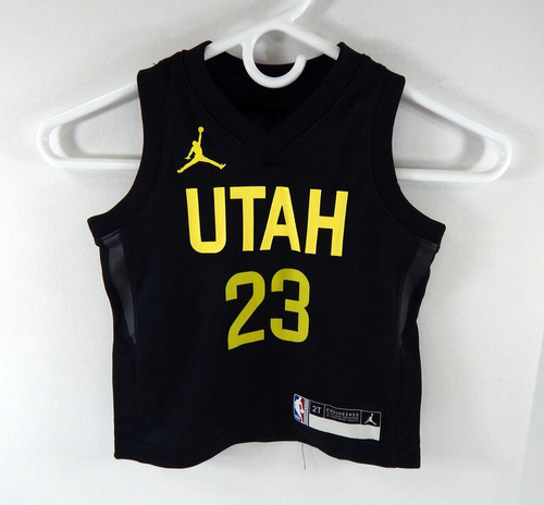 Toddler Utah Jazz Lauri Markkanen #23 Black Jersey Statement Nike NWT 2T 62S