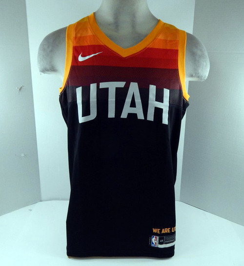 2022-23 Mens Utah Jazz Blank # Swingman Black Jersey City Nike NWT L 74S
