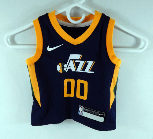 Toddler Utah Jazz Jordan Clarkson #0 Replica Navy Jersey Icon Nike NWT 24M 77S