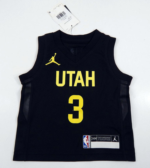 Toddler Utah Jazz Keyonte George #3 Black Jersey Statement Nike NWT 24m 56S