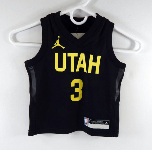 Toddler Utah Jazz Keyonte George #3 Black Jersey Statement Nike NWT 3T 57S