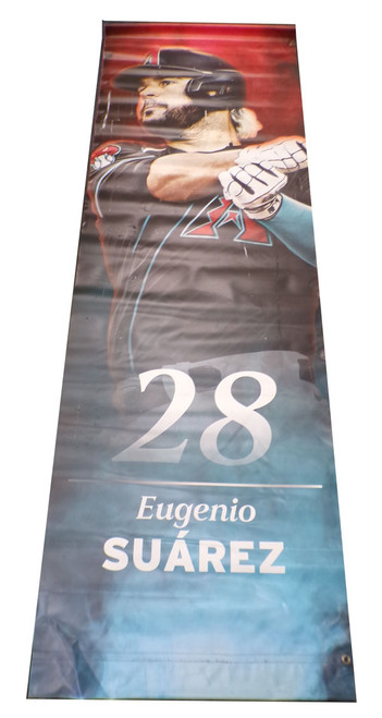 2023 NLCS Eugenio Suarez #28 Diamondbacks 7' x 31" Vinyl Stadium Banner