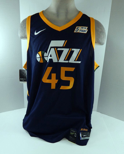 2019-20 Mens Utah Jazz Donovan Mitchell #45 Authentic Navy Jersey Nike NWT 3XL 0