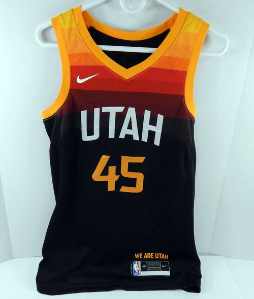 2022-23 Mens Utah Jazz Donovan Mitchell #45 Swingman Black Jersey Nike NWT S 02S
