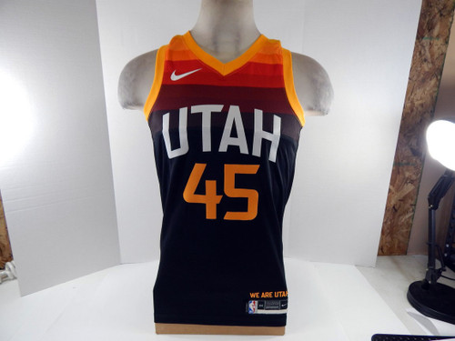 2022-23 Mens Utah Jazz Donovan Mitchell #45 Swingman Black Jersey Nike NWT M 03S