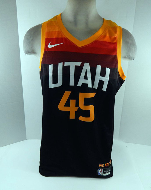 2022-23 Mens Utah Jazz Donovan Mitchell #45 Swingman Black Jersey Nike NWT XL 4