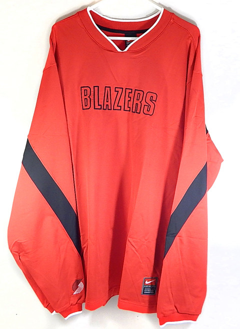 Portland Trail Blazers Nike Team NBA Team Issued Training Top Shirt Red 2XL