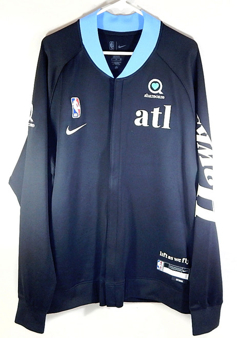Atlanta Hawks Team Issued Nike City Edition Warm Up Jacket Sharecare M Tall