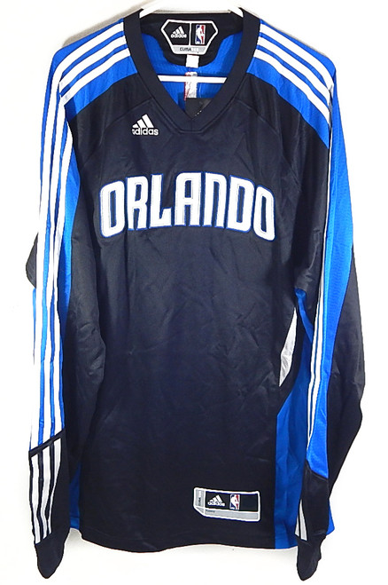 Orlando Magic Adidas Clima365 LS Shooter Team Issued Warm Up Shirt Black XLT