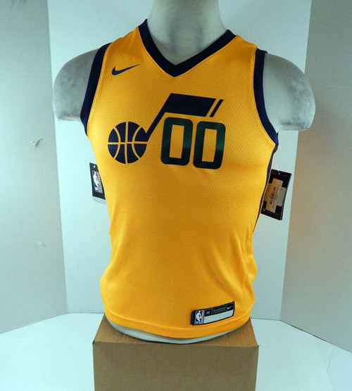 2019-20 Youth Utah Jazz Jordan Clarkson #0 Swingman Yellow Jersey Nike NWT M 15S