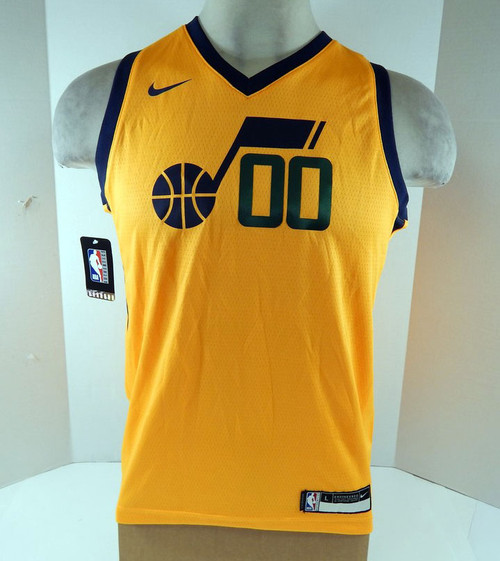 2019 Youth Utah Jazz Jordan Clarkson #0 Swingman Yellow Jersey Nike NWT L 16S