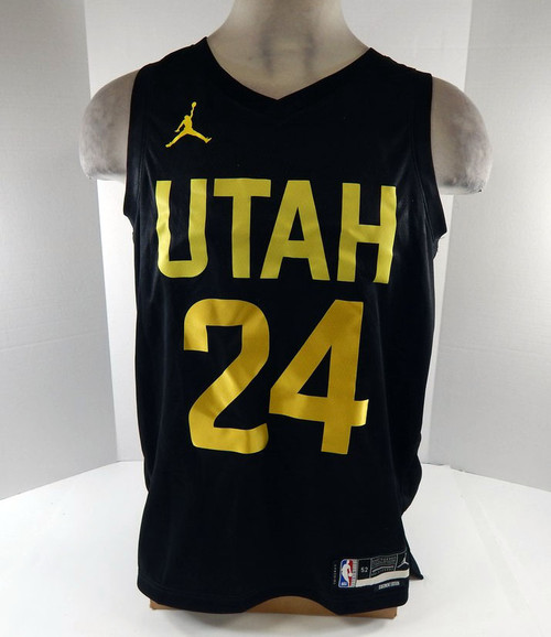 2022-23 Mens Utah Jazz Walker Kessler #24 Swingman Black Jersey Nike NWT XL 53S