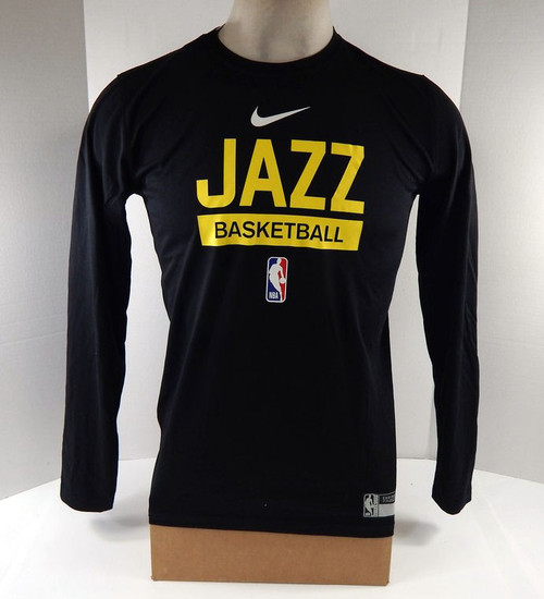 2022-23 Men's Utah Jazz Authentic Black Longsleeve Training Shirt Nike NWT M 55S