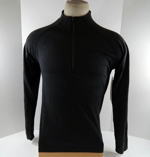 2023 Men's Utah Jazz Black Quarter Zip Shirt Metal Vent Lululemon NWT M 6