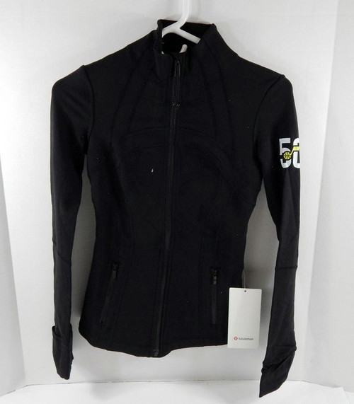 Womens Utah Jazz Authentic Black Zip Define Luon Jacket Lululemon NWT L 69S