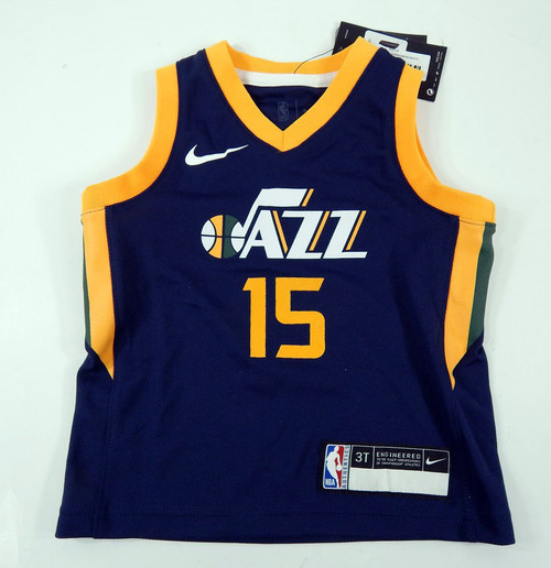 2020 Toddler Utah Jazz Derrick Favors #15 Swingman Navy Jersey Nike NWT 3T 54S
