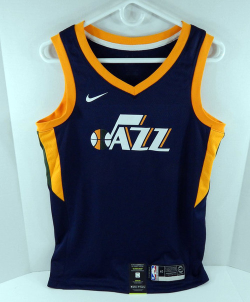 2019-20 Mens Utah Jazz Blank Swingman Navy Jersey Icon Nike NWT S 34S