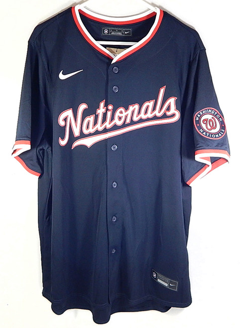 Lane Thomas #28 Washington Nationals Nike Engineered MLB Jersey Navy New 2XL