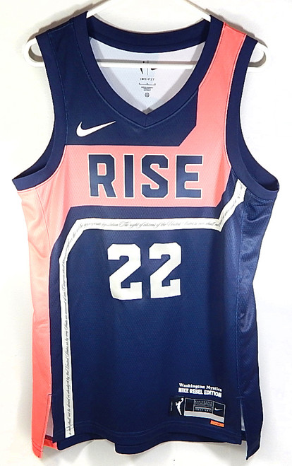 Alysha Clark #22 Washington Mystics Rise Nike Rebel Victory Jersey New XL 52