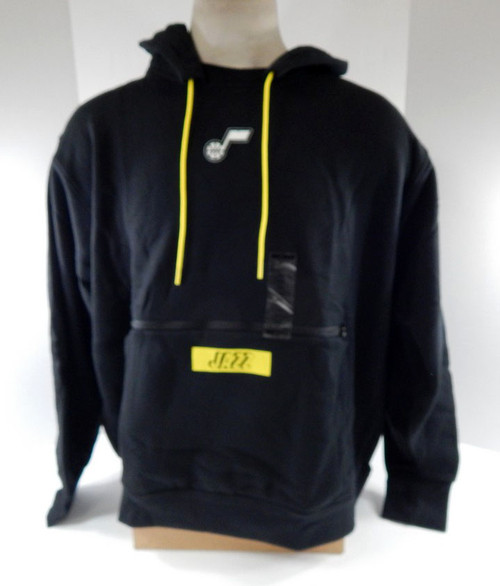 2022-23 Mens Utah Jazz Authentic Black Hoodie Sweatshirt Nike DZ6268-010 2XL 85S