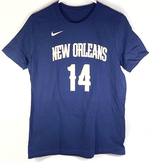 Brandon Ingram #14 New Orleans Pelicans The Nike Tee T-Shirt Navy New Youth L