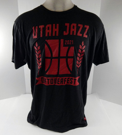 Mens Utah Jazz Authentic Grey T-Shirt Oktoberfest Sportiqe NWT 3XL 97S