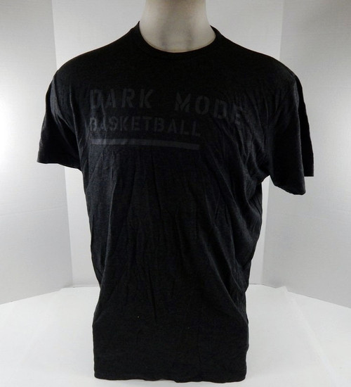 Mens Utah Jazz Authentic Grey T-Shirt Dark Mode Basketball Sportiqe NWT 2XL 9S