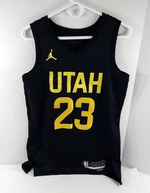 2022-23 Mens Utah Jazz Lauri Markkanen #23 Swingman Black Jersey Nike NWT S 04S