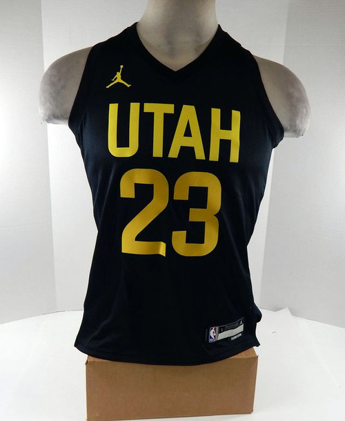 2022-23 Youth Utah Jazz Lauri Markkanen #23 Swingman Black Jersey Nike NWT L 06S