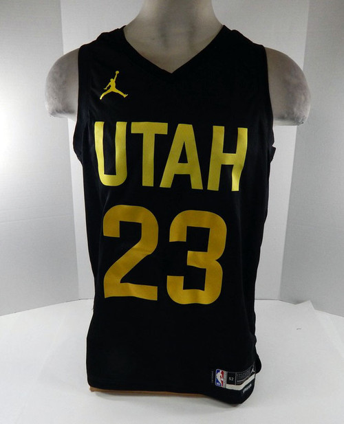 2022-23 Mens Utah Jazz Lauri Markkanen #23 Swingman Black Jersey Nike NWT XL 07S