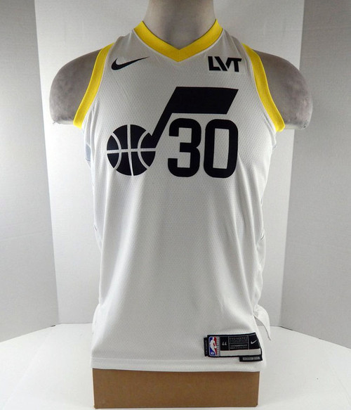 2022-23 Mens Utah Jazz Ochai Agbaji #30 Swingman White Jersey Nike NWT S 14S