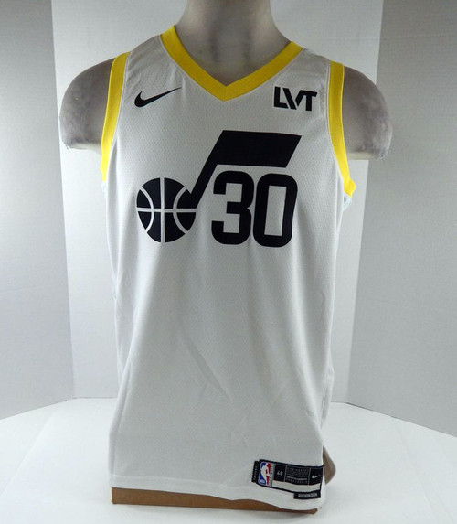 2022-23 Mens Utah Jazz Ochai Agbaji #30 Swingman White Jersey Nike NWT L 16S