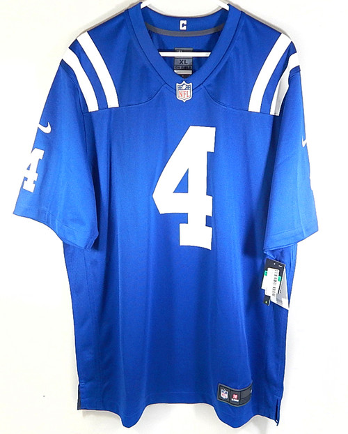Sam Ehlinger #4 Indianapolis Colts Nike On Field NFL Jersey New Blue L