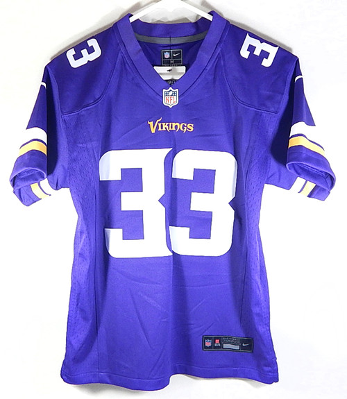 Aaron Jones #33 Minnesota Vikings Nike Engineered Jersey Purple New Youth XL